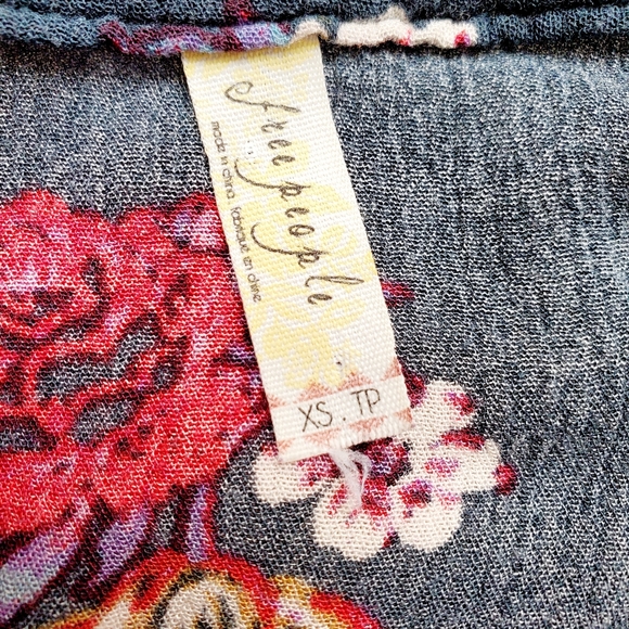 Free People retro floral print swing tunic dress - Picture 8 of 8